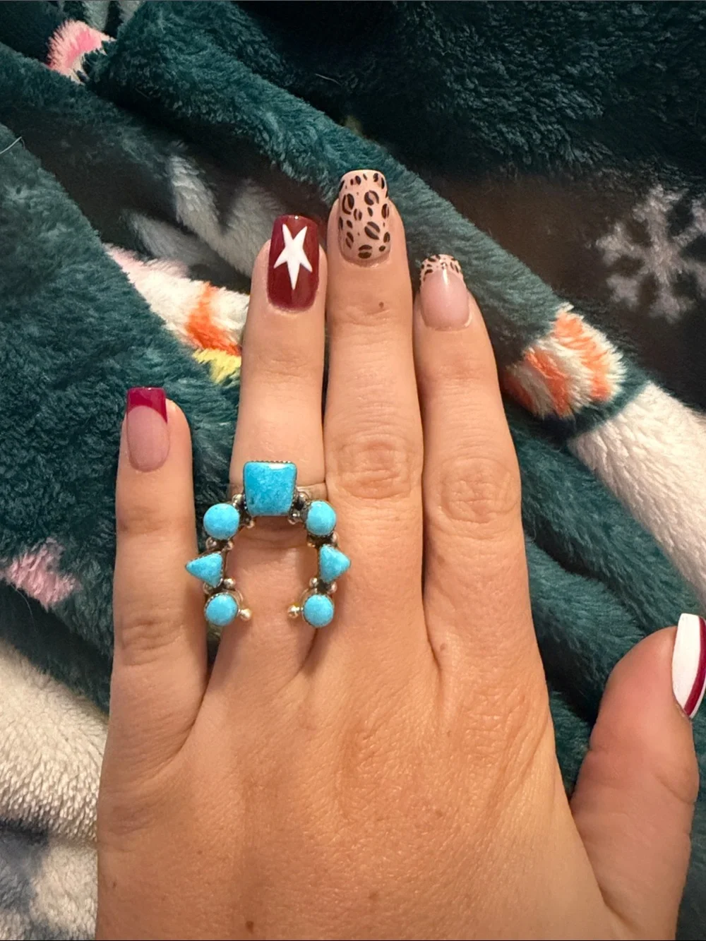 Sterling Silver Sleeping Beauty Turquoise Ring